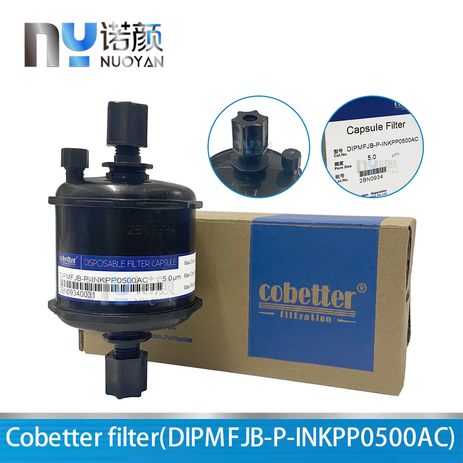 

Brand New Cobetter UV Ink Filter 5um DIPMFJB-P-INKPP0500AC Capsule Filter for Flora/Witcolor/Liyu Inkjet UV Printer