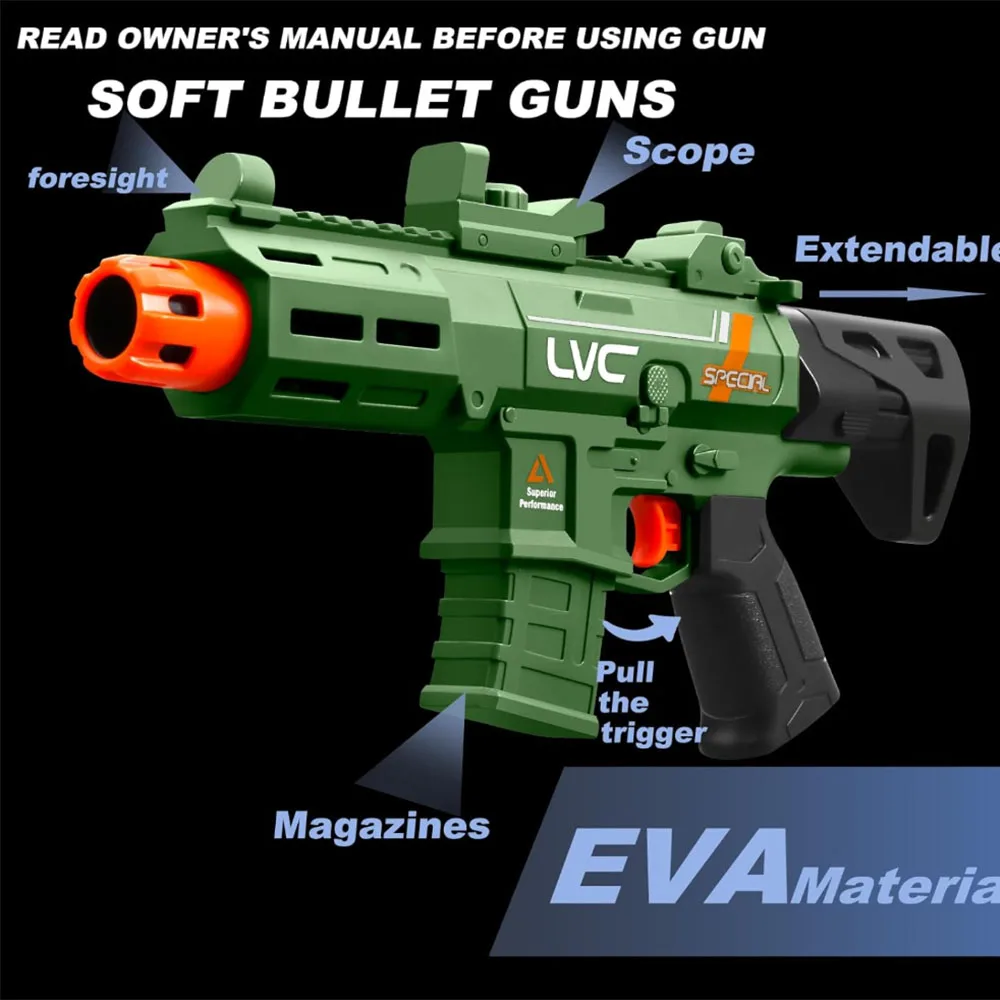 لينة رصاصة مسدس لعبة مسدس اللعب نظرة واقعية البنادق اليد الحقيقية نبال وهمية الدعامة لعبة اطلاق النار في الهواء الطلق سن 5 +
