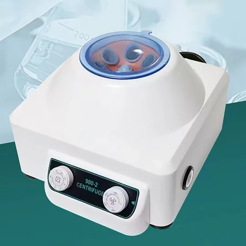 220V 4000rpm/min Stepless Speed Regulation Timing Electric Centrifuge Experimental Instrument Desktop Centrifuge 900-2