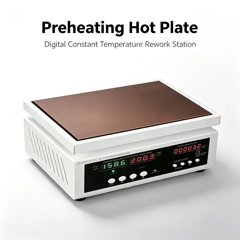 Constant Temperature Digital Preheating Hot Plate Reflow Soldering Station for Electronic Component & Circuit Board Repair