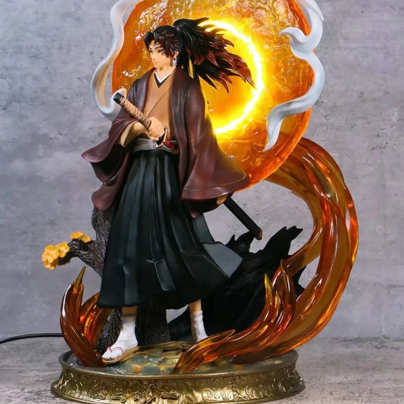 Anime Demon Slayer Tsugikuni Yoriichi Figure Statue room Decoration Collection Model Doll Toys For Boys Children Gifts Christmas