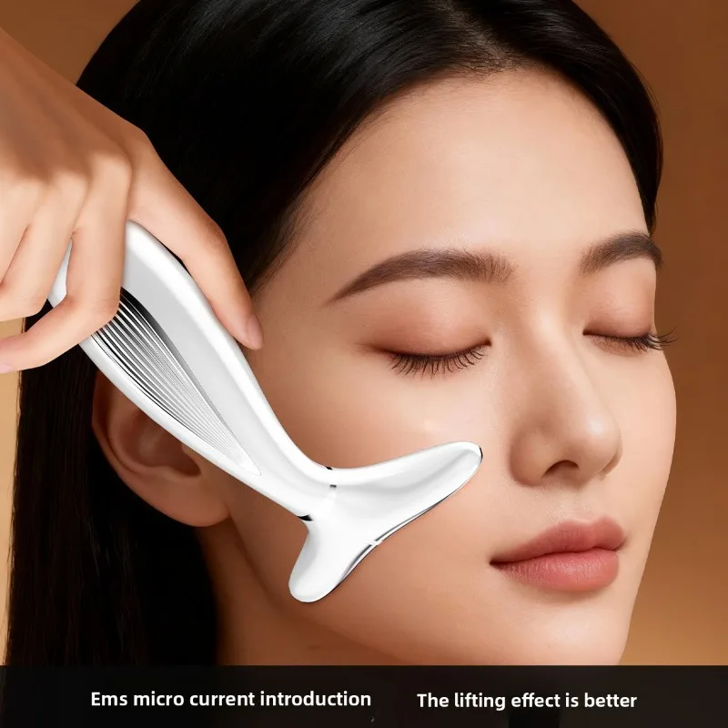 

Hot Cold Neck and Facial Massager LED Light Therapy Device for Skin Lifting Home Use Beauty Instrument