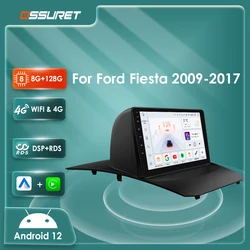Carplay Android 13 Car radio for Ford Fiesta 2009 - 2017 Multimedia Video player Autoradio GPS 360 Cam Screen 7862 BT