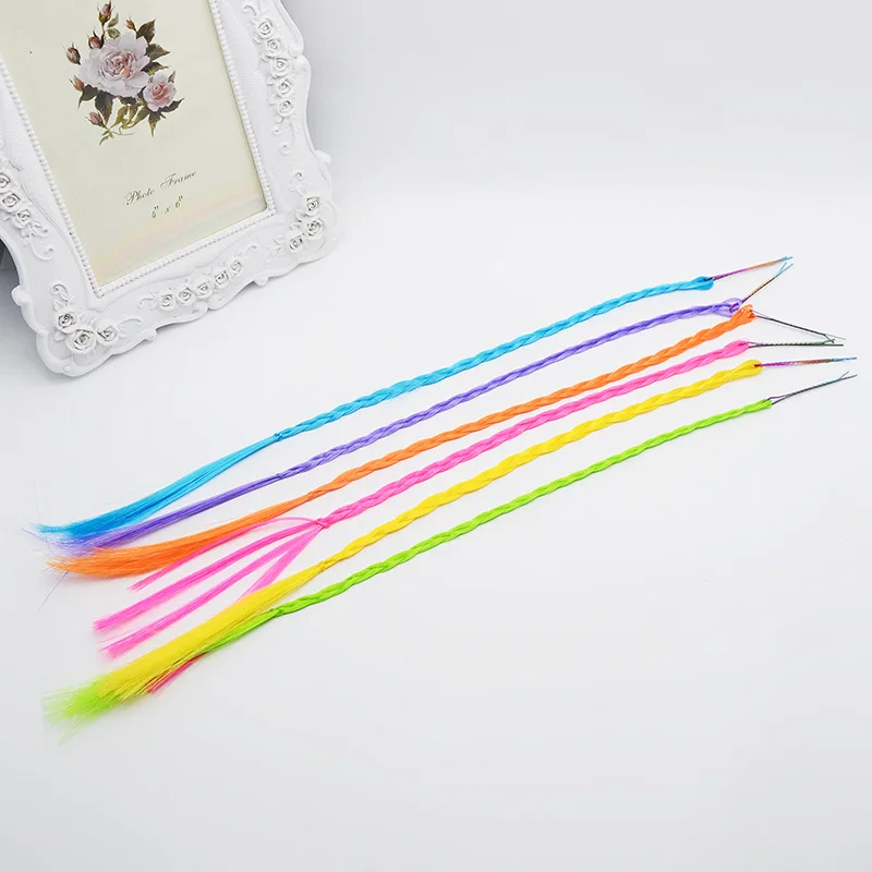 Small claw clip beaded colorful twist festival performance hair band headdress