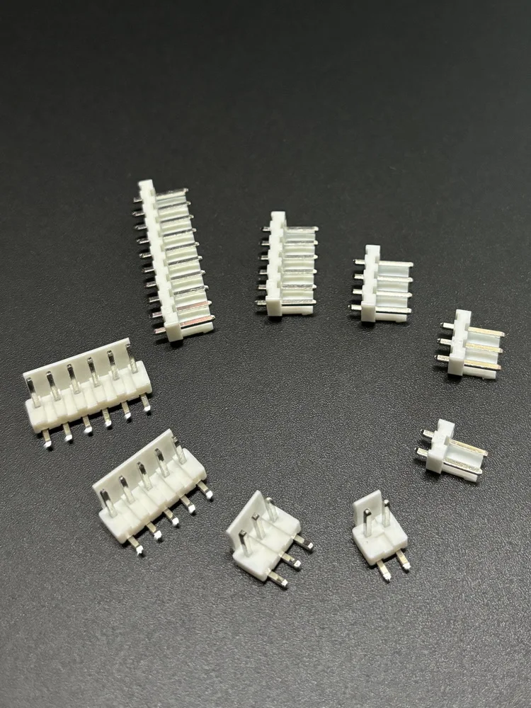 Model VH Straight Feet Bending Feet Needle Seat  Pitch 3.96mm Pins 2P-12P Connector Circuit Board Plug-in Terminals Male Socket