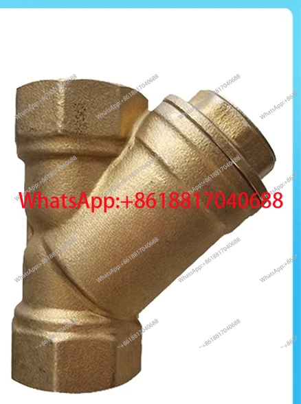 PN16YZ brass forged thread button Y type filter drinking water valve