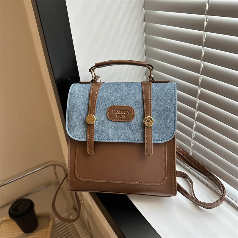 Vintage Backpack Female Leather Bag Women's Backpack Fashion School Bag for Girls High Quality Leisure Shoulder Bag Sac A Dos
