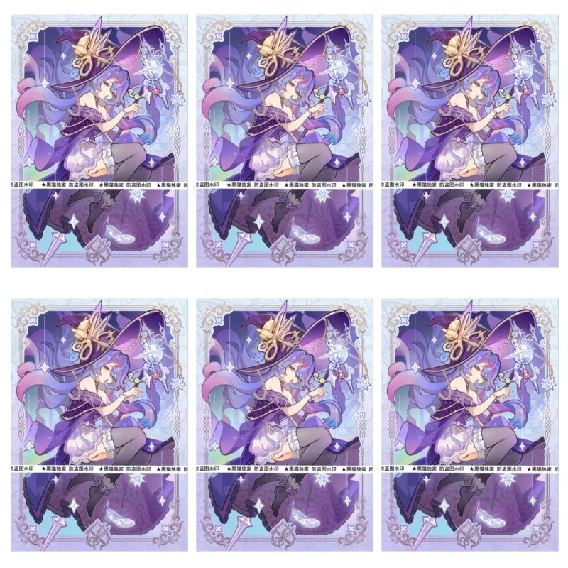 60個-セット-遊戯王-witchcrafter-マダム・リリオナ-ボードゲームカードケース-63x90mm-tcg-dtcg-ws-ゲームコレクタブルカード保護ケース