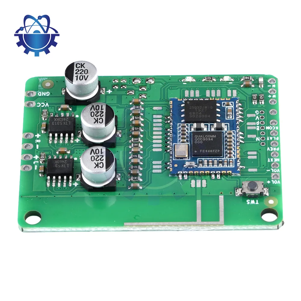 Imagem -02 - Placa de Amplificador Bluetooth App eq Bluetooth 5.1 Aptx Aptxll Aptxhd High Pass Lossless Qcc3034