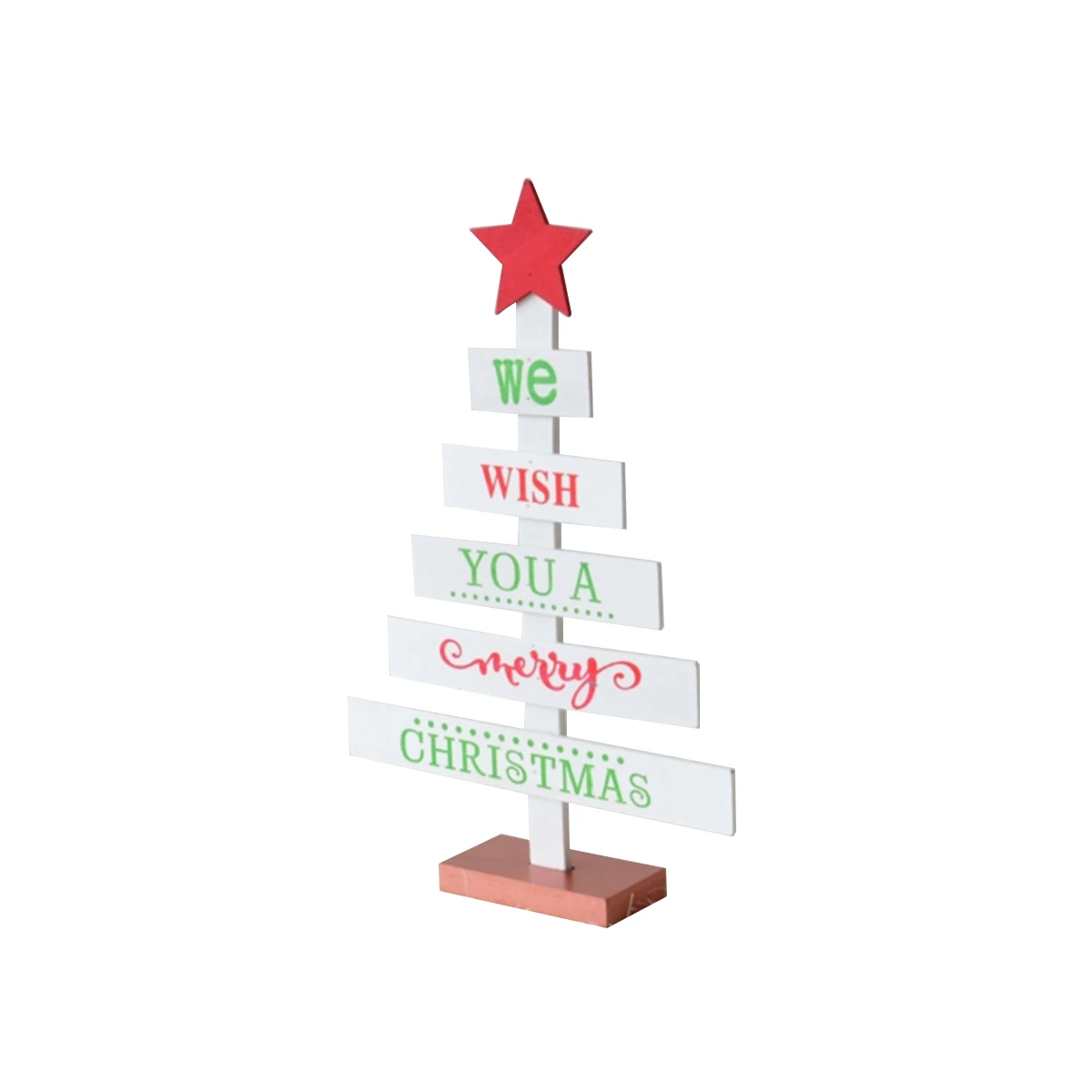 

Crafted Wooden Christmas Tree Decor 1 Piece Exquisite Home Office Birthday Gift Holiday Table Desk nament Festive Craft Work DIY