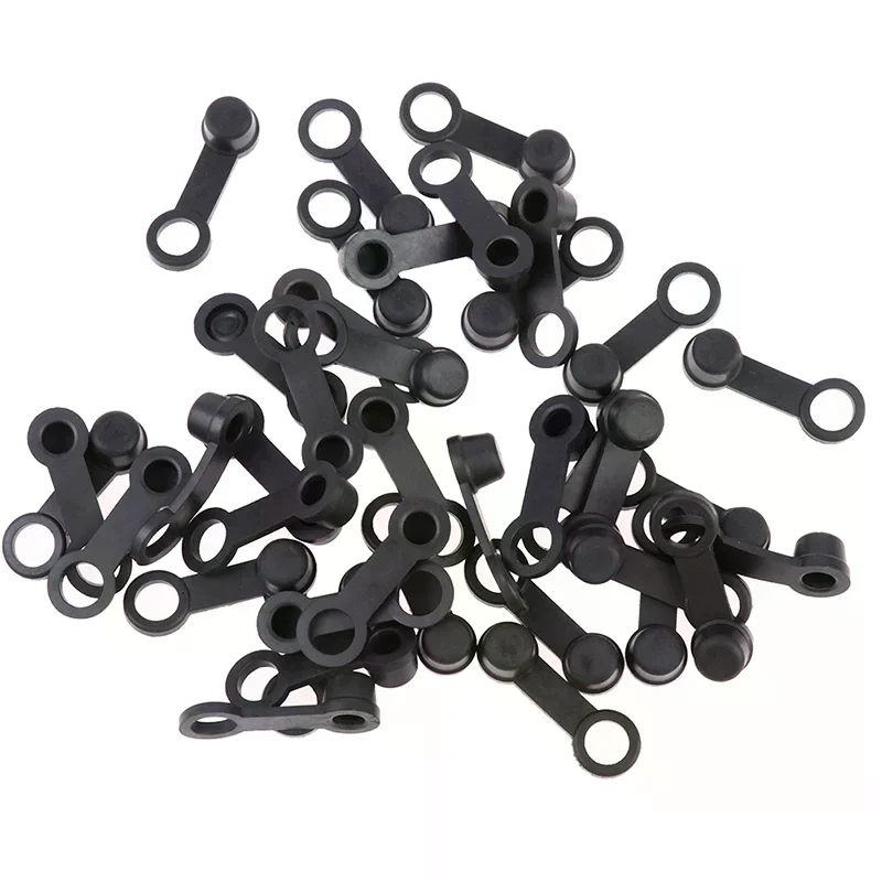 10pcs Car Brake Pump Dust Cap Oil Drain Screw Cap Brake Caliper Screw Cover