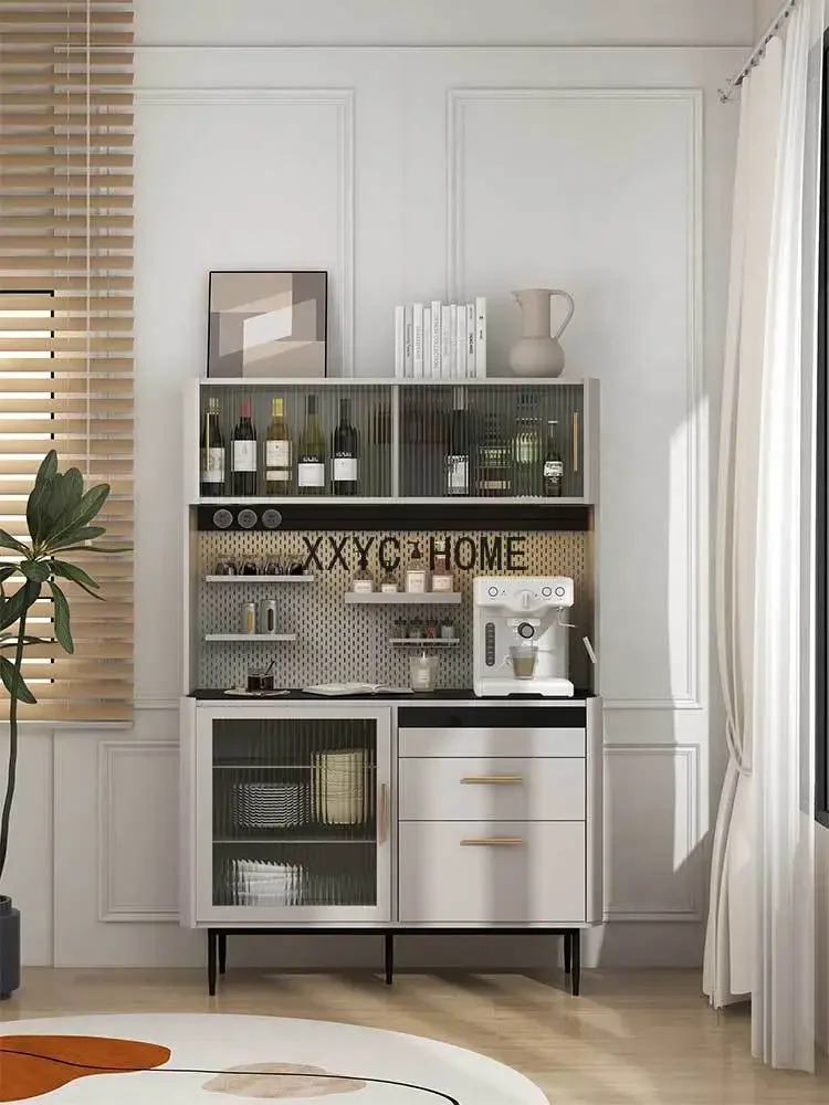 

Stone Plate Sideboard Cabinet Nordic Modern Minimalist High Cabinet Integrated