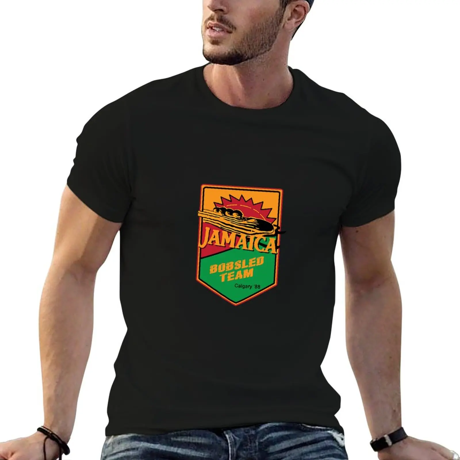 Jamaican Bobsled Team Cool Runnings T-Shirt man t shirt summer t shirts with prints man t shirts cotton T-Shirt