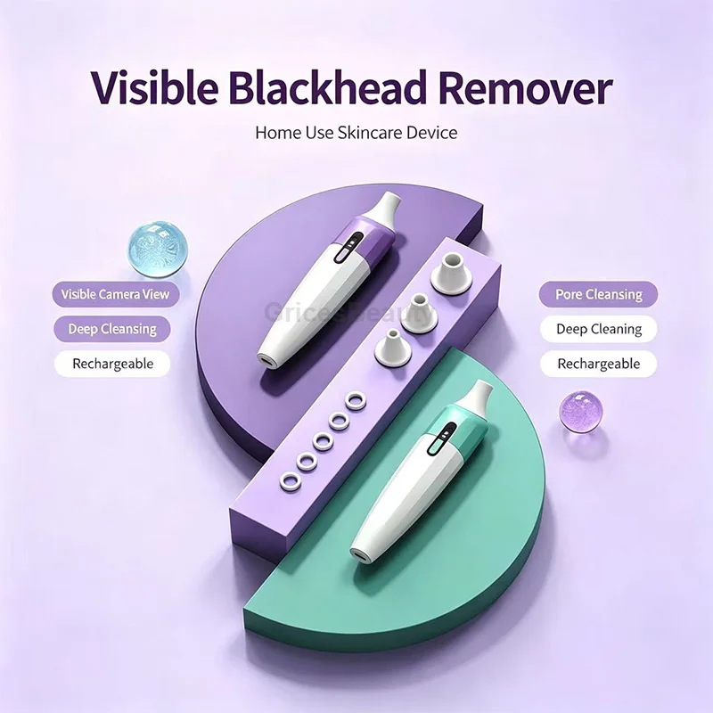 2026 Popular Handheld Visual Blackhead Remove Device Shrink Pores Skin Care Machine Facial Cleansing Equipment