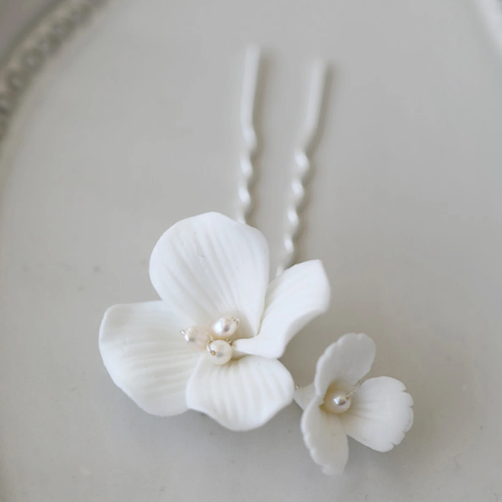 Grampos de Cabelo Femininos Fl - Pearl Hair Pin avaliação e preço