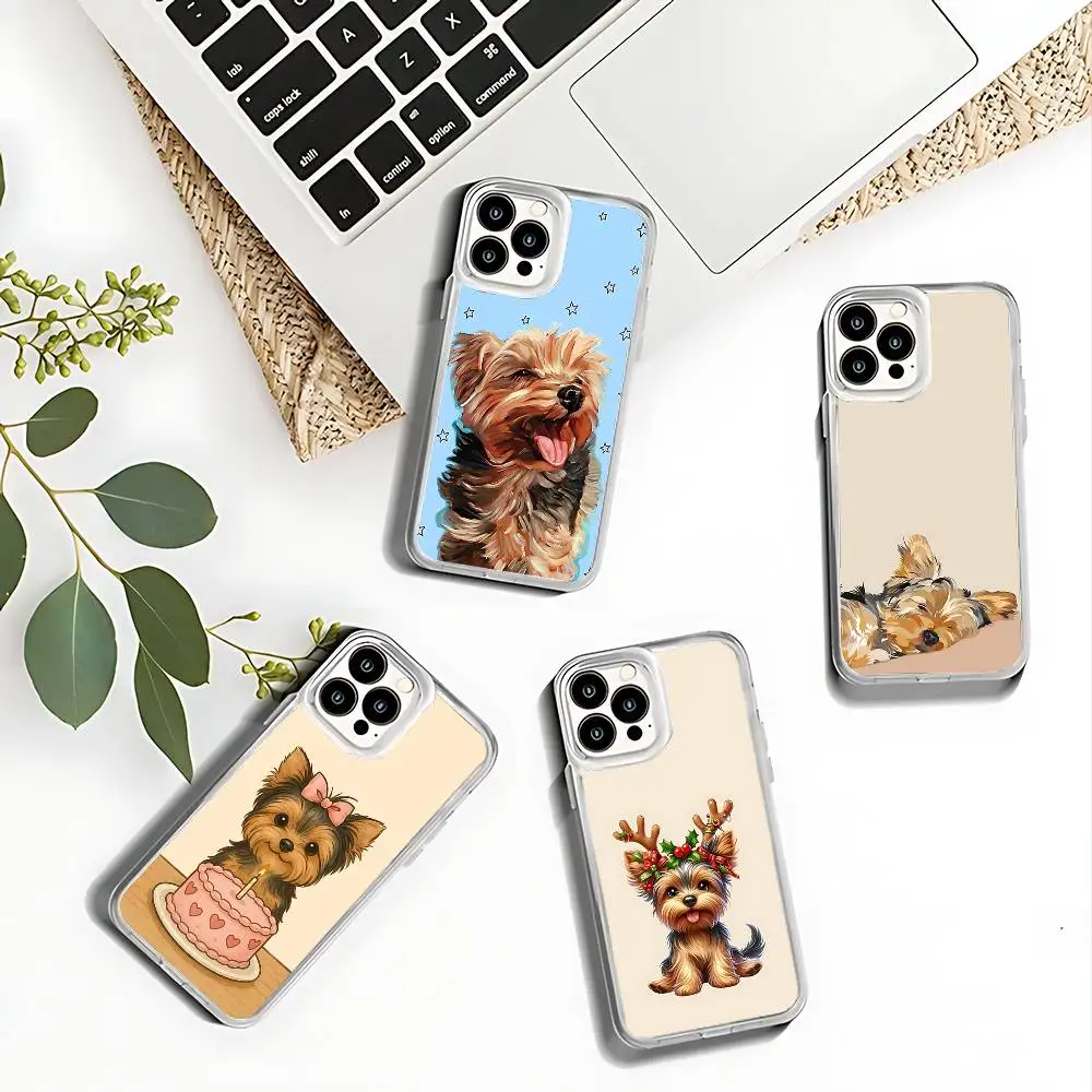 

Yorkshire terrier dog Phone Case For iPhone 17,16,15,14,13,12,11 Pro,Max,Plus,X,XS,XR,SE4,E Mini Transparent Soft Cover