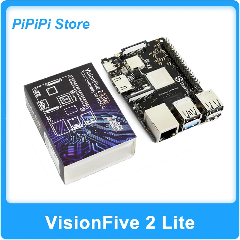 VisionFive2 Lite RISC-V Single Board Computer, JH-7110S Processor With Integrated 3D GPU, Based On Linux