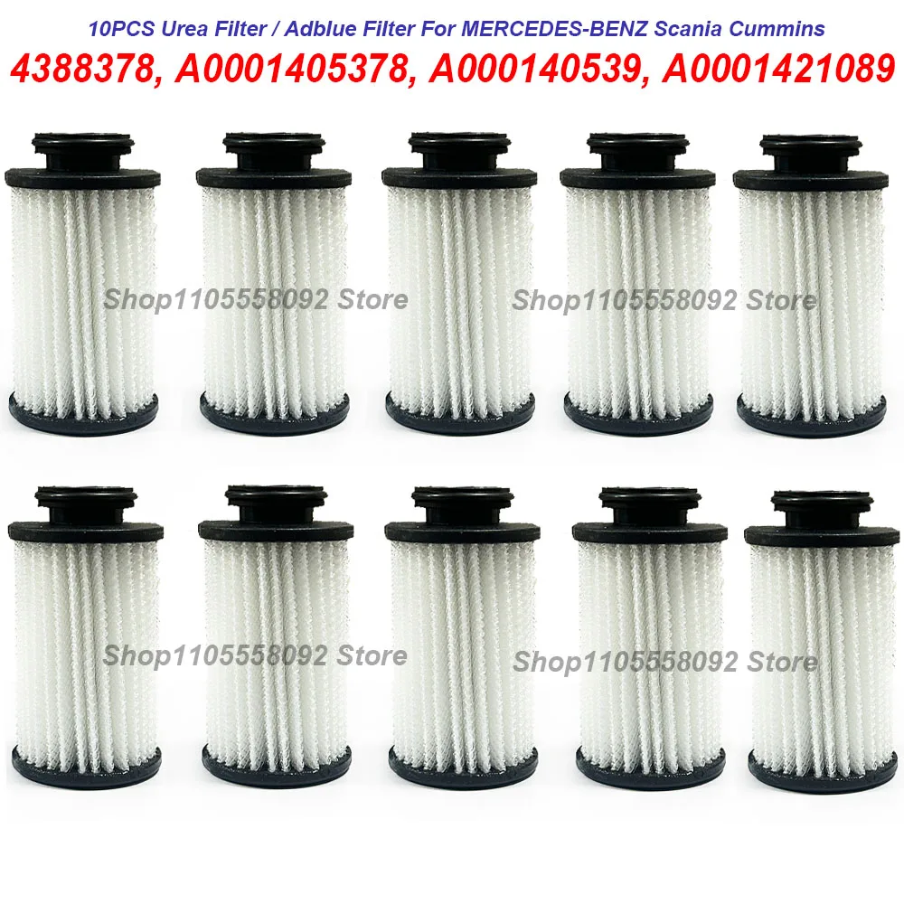 10PCS Urea Filter Adblue Filter 4388378 UF106 High Quality For MERCEDES-BENZ Scania Cummins A0001405378 A000140539 A0001421089