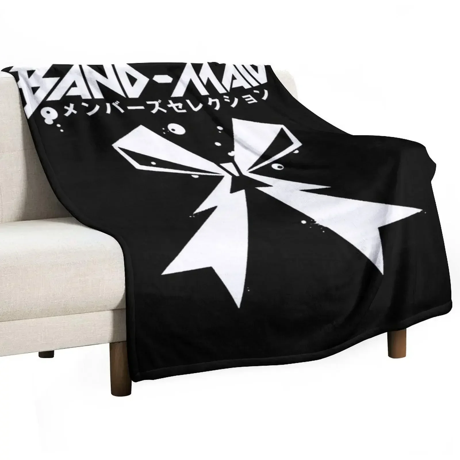 

Needed Gifts Band Maid Japan Metal Logo Throw Blanket manga Weighted Blankets