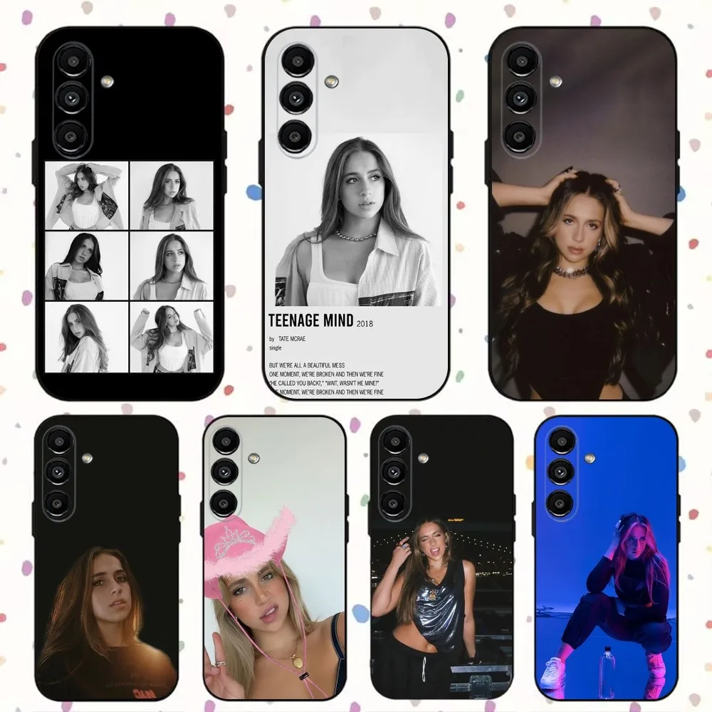 

Singer Tate Mcrae Phone Case For Samsung S24,S21,S22,S23,S30,Ultra,S20,Plus,Fe,Lite,Note,10,9,5G Black Soft Cover