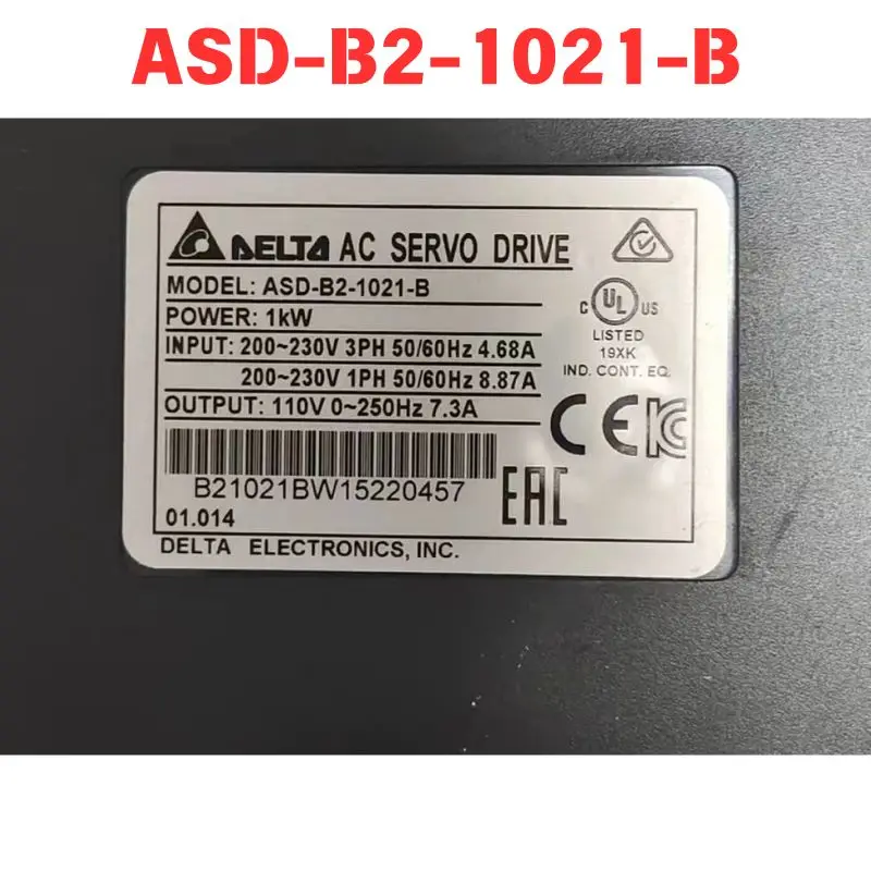 

Used ASD-B2-1021-B Servo driver Functional test OK Fast Shipping