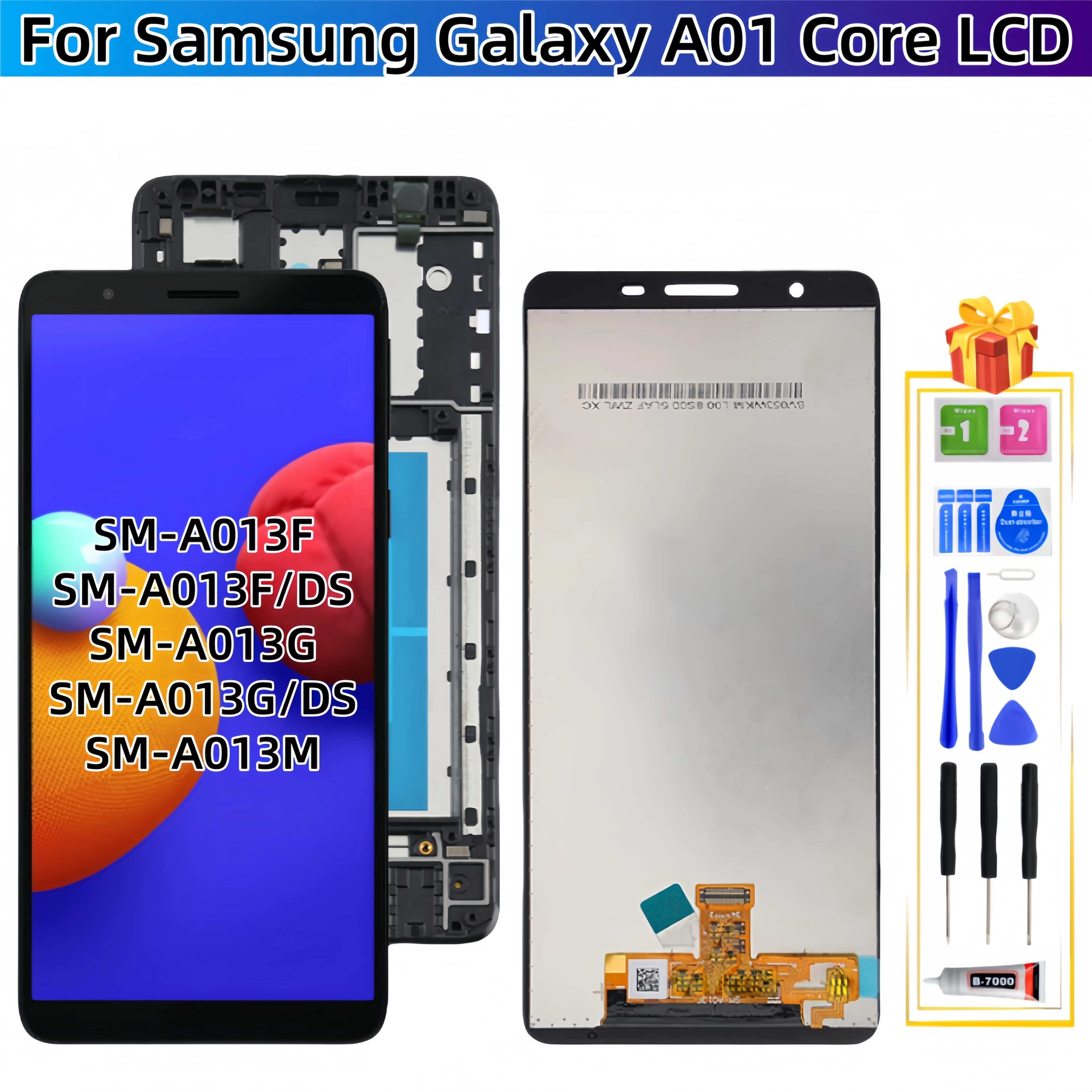 

Запасные части для Samsung Galaxy A01 Core 2020 SM-A013F/DS SM-A013F LCD дисплей сенсорный экран в сборе ЖК-дисплей