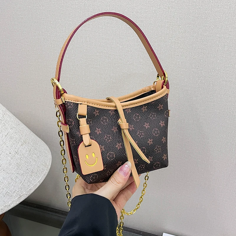 Bolsa de couro feminina elegante – bolsa crossbody clássica bolsa de ombro da famosa marca de luxo de designer