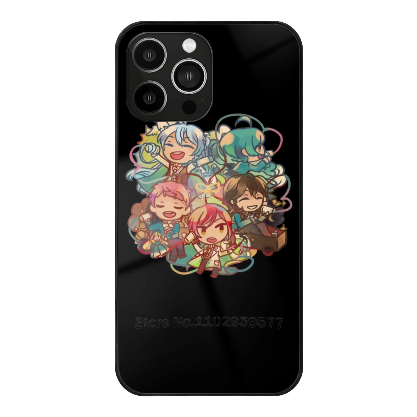 Poster Enstars Oddballs Lover Gift Glass Case For Iphone 15 14 11 12 13 Pro Max X Xs Xr 6S 7 8 Plus Soft Edge Enstars Oddballs