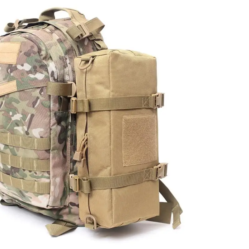 Tactical Backpack Travel Camping MOLLE Pouch Nylon Accessory Outdoor Sports Fishing Sling Hiking Hunting Pack