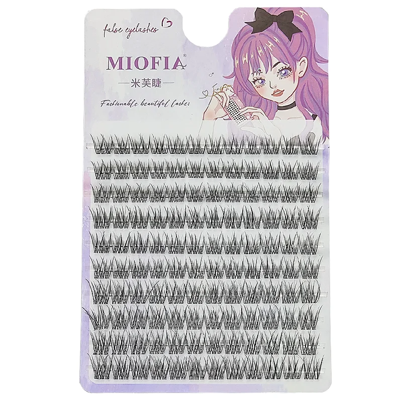 1/doos 120 Bundels Nertsen Valse Wimper Natuurlijke Russische 3D laes Individuele Wimper extension cluster make-up tool groothandel wimpers