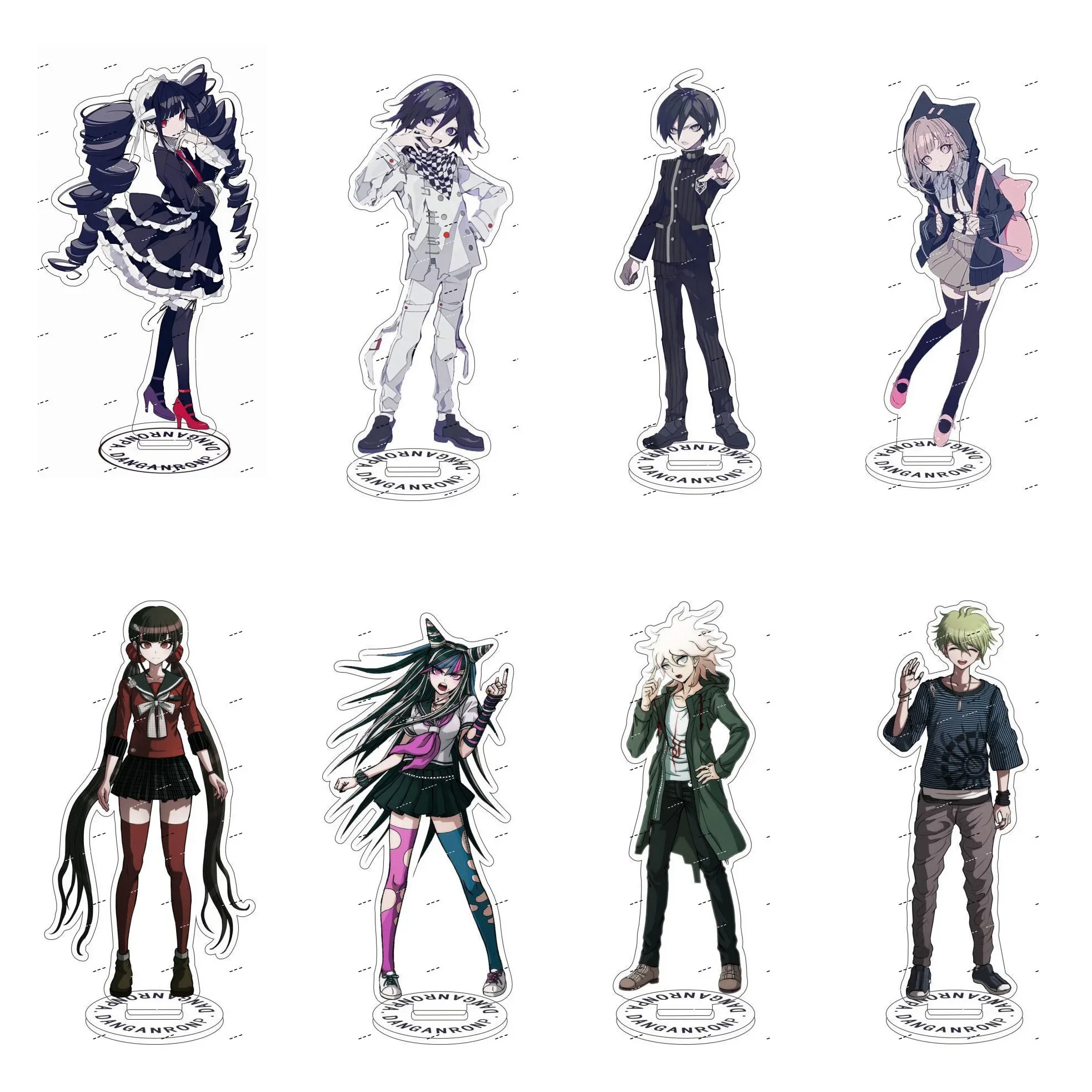 Fashion Anime figure Dangan Ronpa Danganronpa V3 figurine Trigger Happy Havoc Acrylic Stand Model Plate Desk Decor Standing Gift