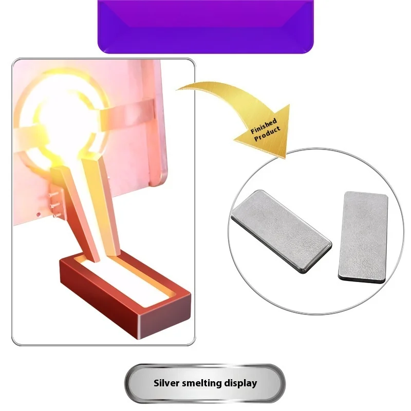 Electric Chain Tilt Split-Type Induction Furnace Metal Melting Large Capacity Equipment Direct