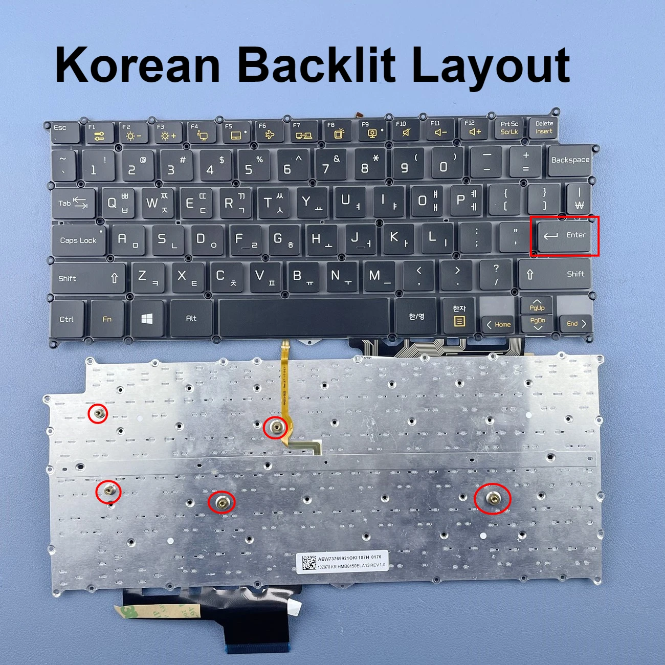 Korean Backlit Keyboard For LG 13Z970 14Z970 14ZD970 14Z970-G 14Z970-E 14Z970-L 14Z970-T 14Z970-G.AA53C 14Z970-G.AA75C AA76C