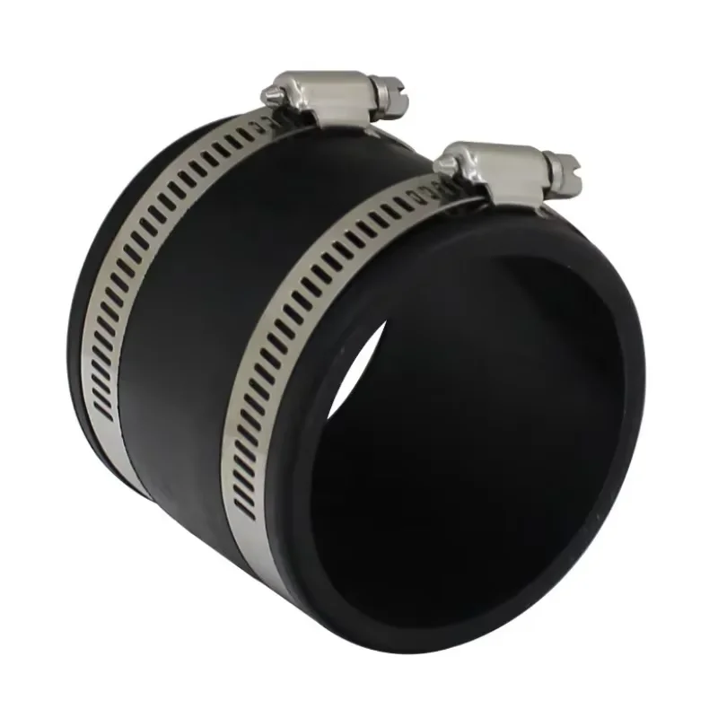 1/2 Stück Gummistecker Staubsteuerung Flexmanschette mit Schlauchklemmen für Rohrverbinderanschlüsse Staubsammel-Belüftungsanschlüsse