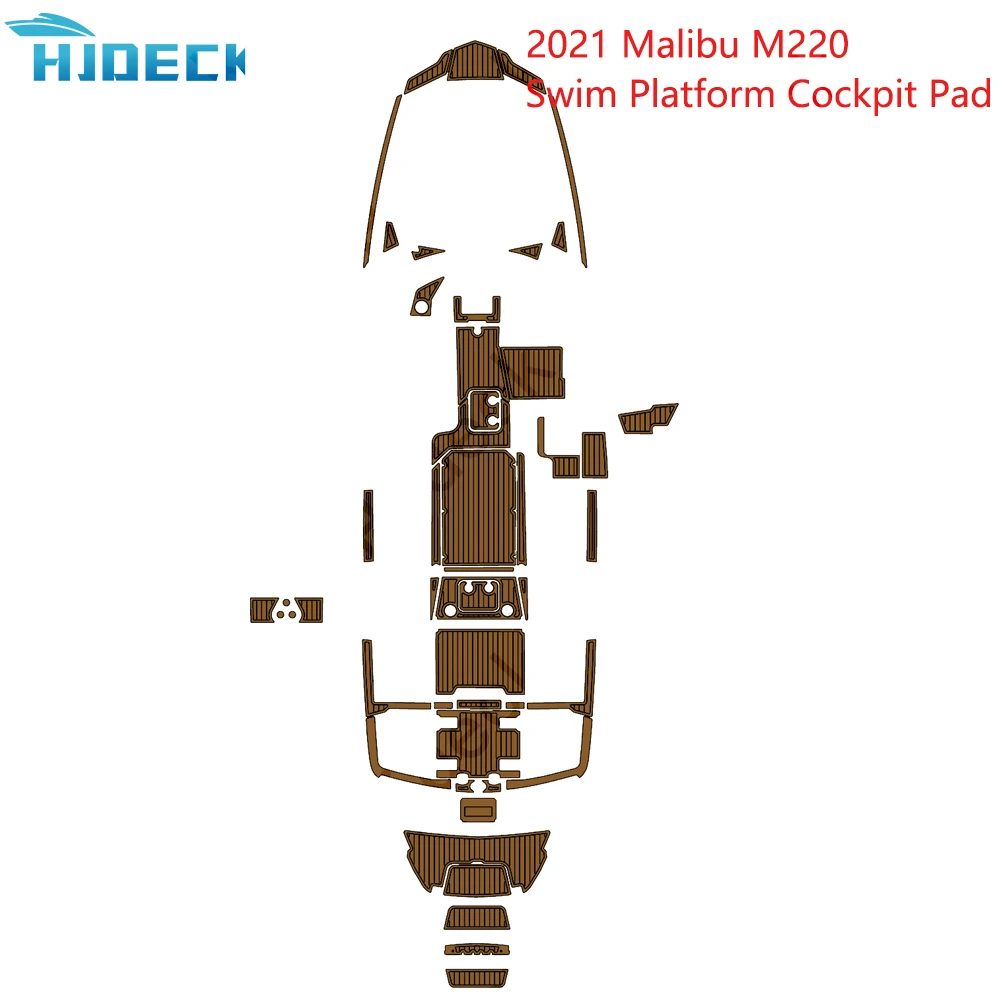 

Hjdeck Yacht Sheet Pad Customizable Compatible With 2021 Malibu M220 Swim Platform Cockpit Boat Accessories EVA Mat