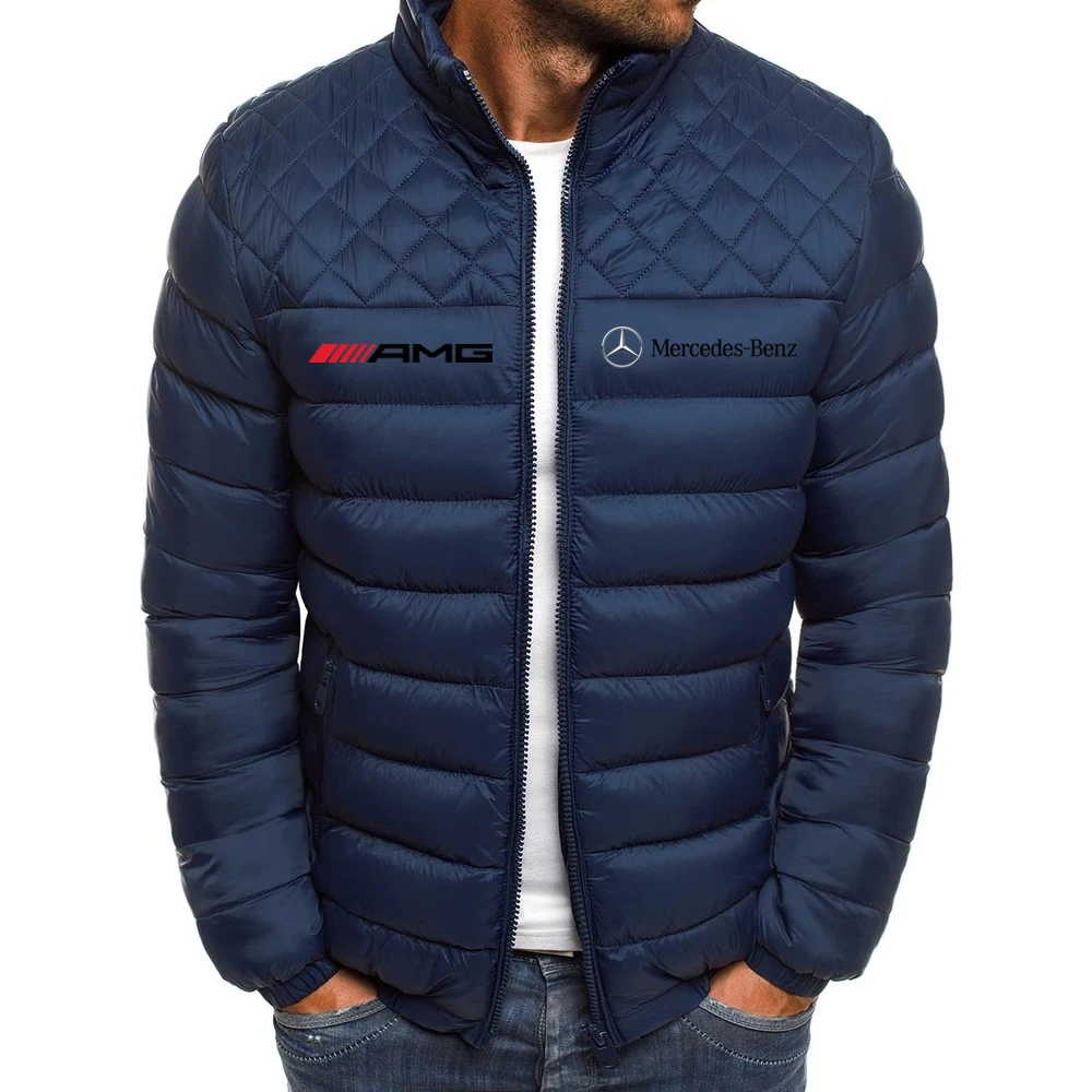 2024 Men\'s and Women\'s Mercedes Benz Motorcycle Autumn/Winter Warm Jacket, Electric Scooter Outdoor Sports Master Design Casual