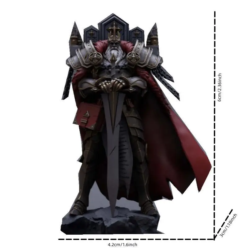 Templar King DND Miniatures, Suitable for a Variety of Board Games, Collectors First Choice, Give Your Friends