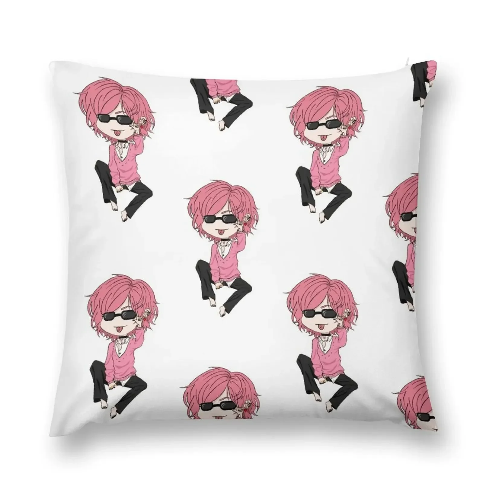 Yuri Ayato - Yari-Bu Throw Pillow Embroidered Cushion Cover Decorative Cushions pillow