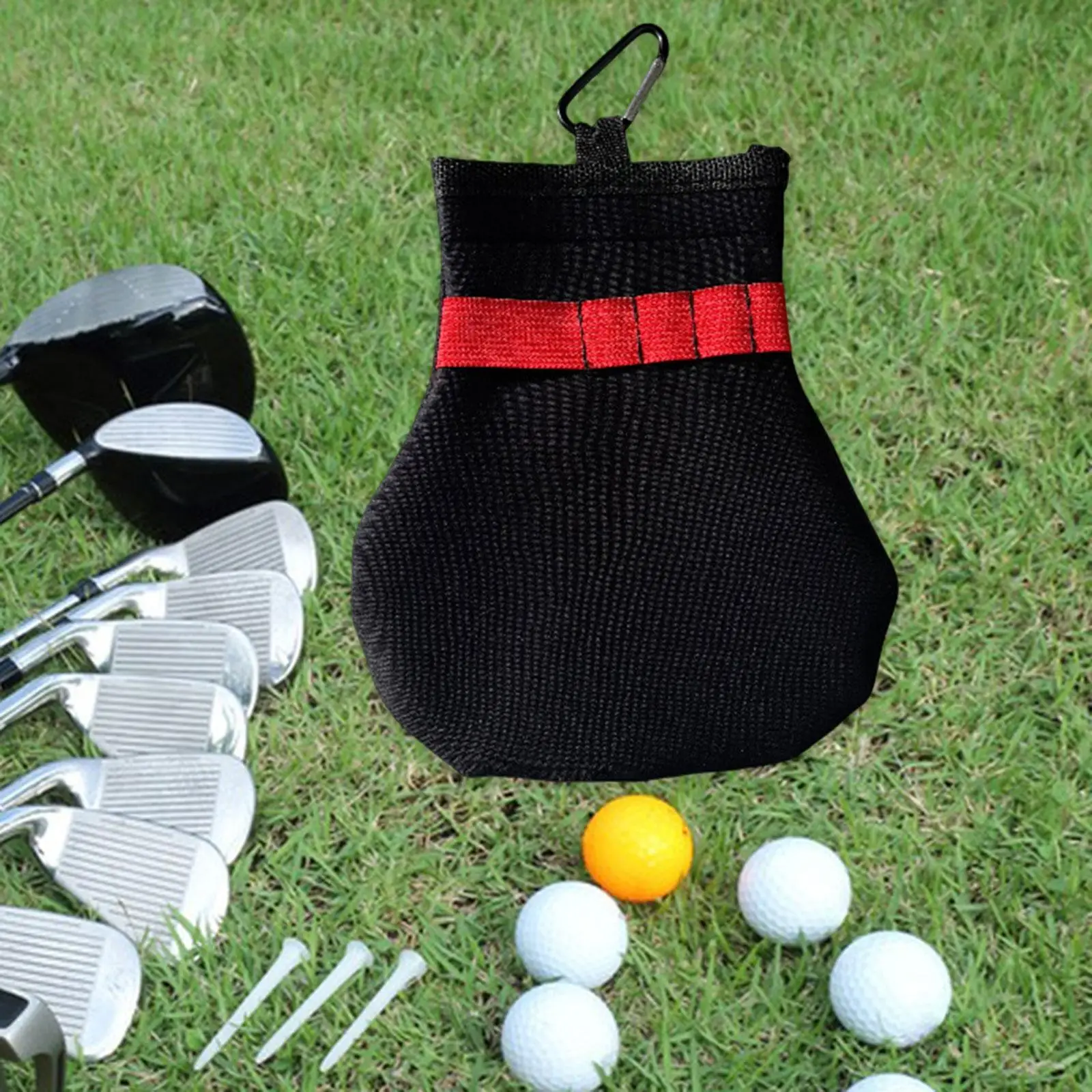 

Органайзер для хранения мячей для гольфа, легкая нейлоновая сумка-чехол для гольф-сумки, для тренировок на открытом воздухе