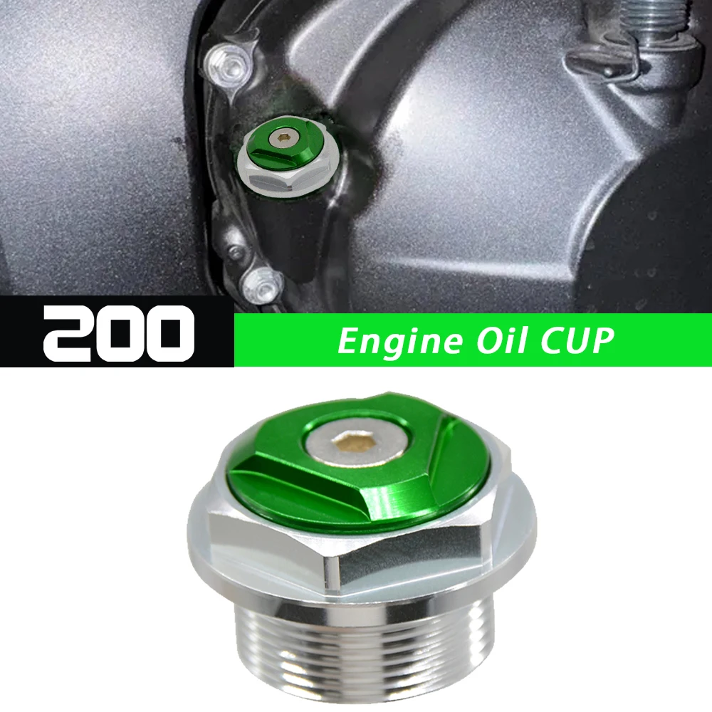 

FOR Kawasaki Ninja 200 Ninja300 2013-2024 ALLYEAR Motorcycle Stainless Steel Magnetic Engine Oil filler Cap Engine Oil Cap 2025
