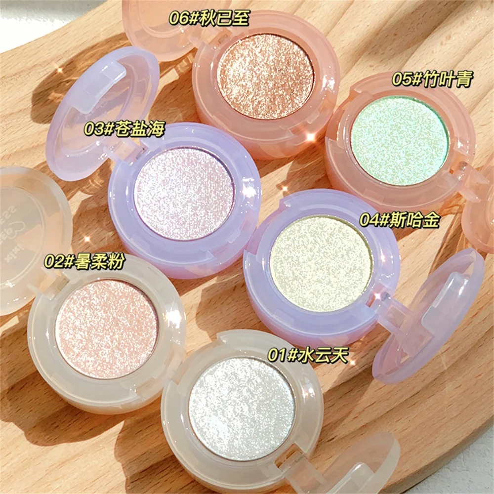 Monochromatic Eye Shadow Ultra-shimmering Highlights Waterproof Women Makeup Beauty Tools