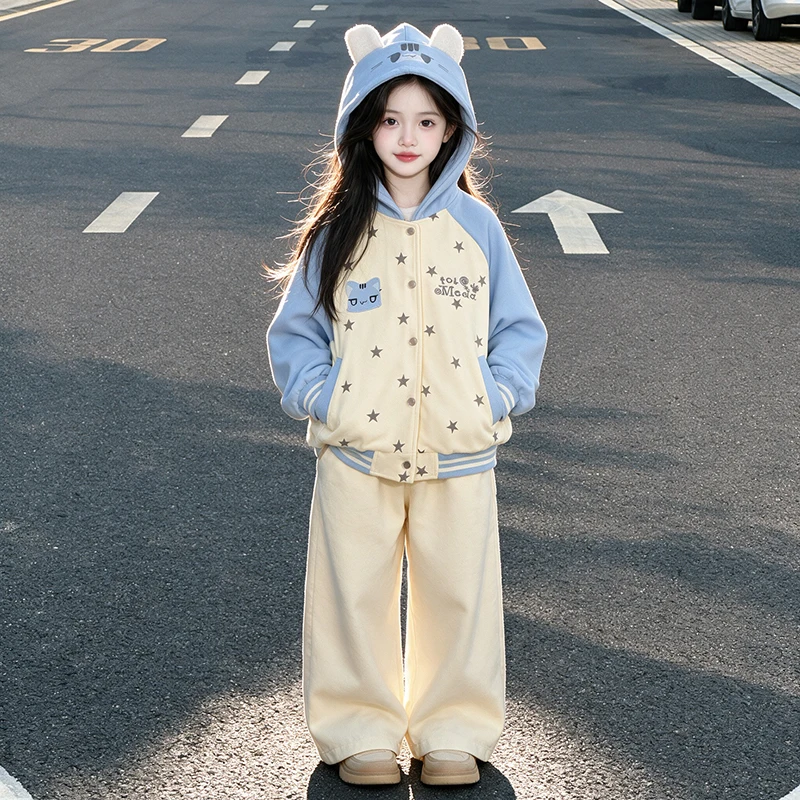2026-autumn-children's-hooded-pentagram-coat-winter-boys'-long-sleeve-cartoon-cat-cute-hoodie-spring-girls'-plush-cotton-coat