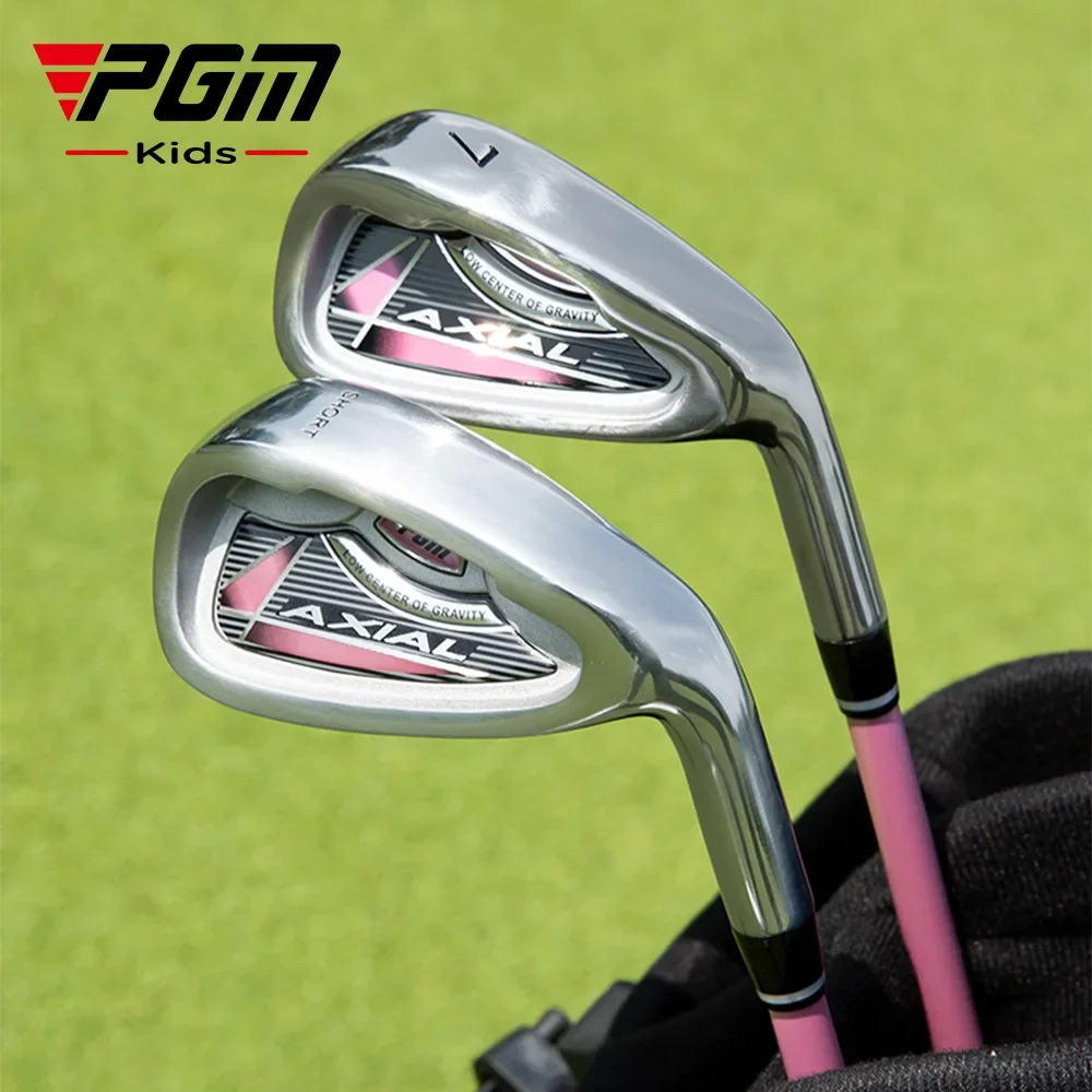 

PGM boys girls 7 Irons Golf Clubs Beginners Practicing Class Upgraded Surface and High Elasticity Exercise Club JRTiG003