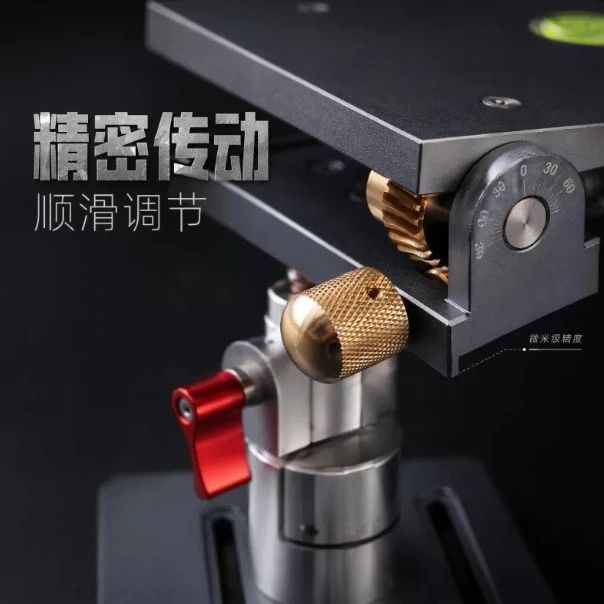 Auxiliary Platform for Watch Case Back Polishing Wire Drawing Lathe Level Calibration Fixed Angle Grinding Fixture