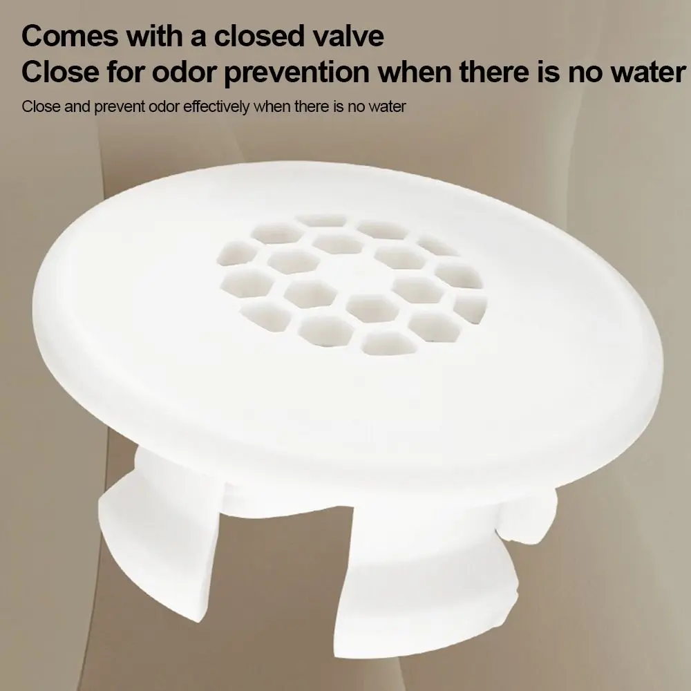 Plastic Sink Overflow Cover Anti Backflow Round Overflow Ring Plug Decorative Easy Install Washbasin Overflow Ring