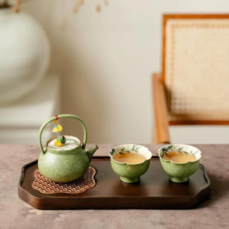 Chinese Cute Tea Sets Home Luxury Cups Kitchenware Tea Sets Gong Fu Party Loucas Porcelanas Conjunto Coffee Accessories