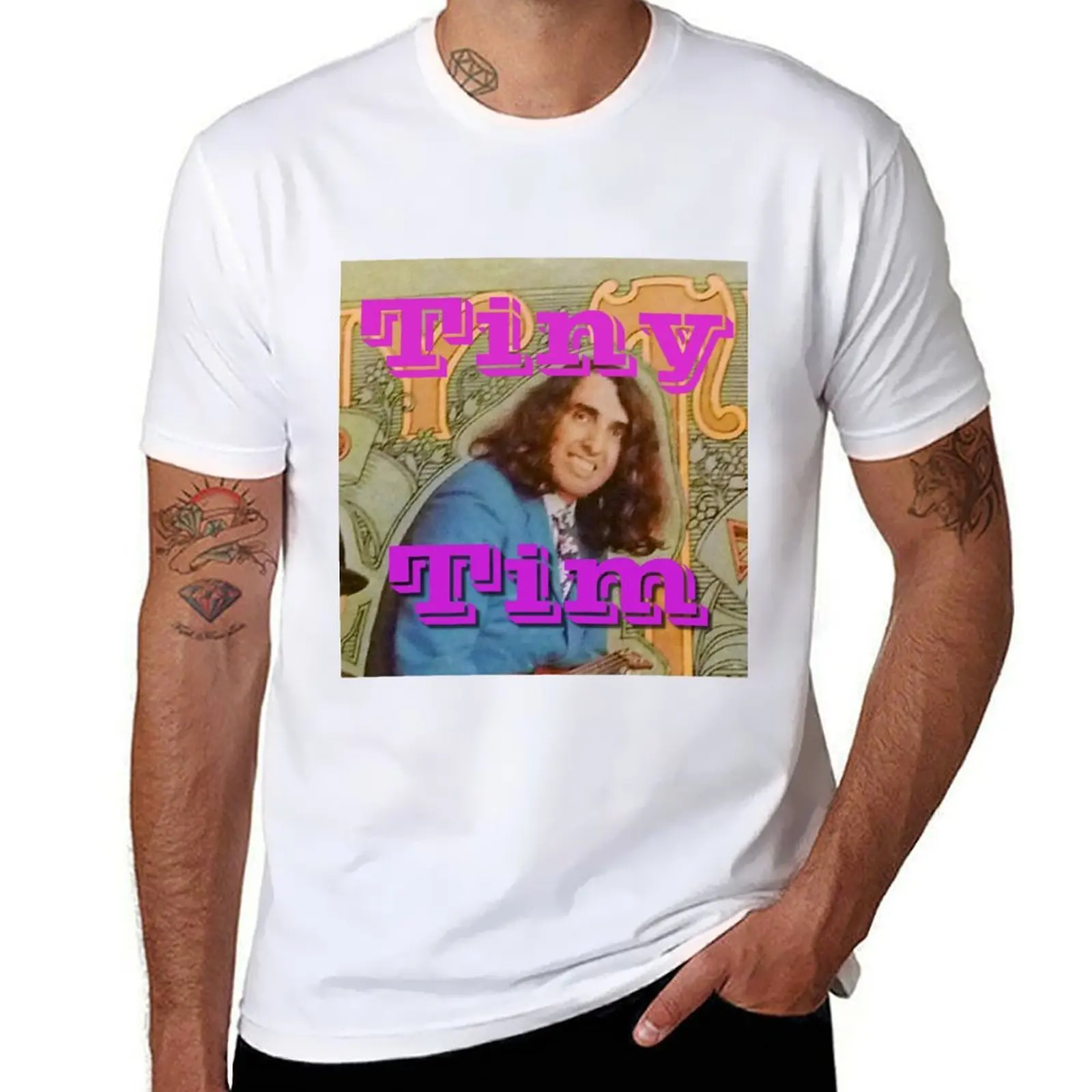 

Tiny Tim T-Shirt t shirts for man graphic tees man t shirt cotton high quality T-Shirt