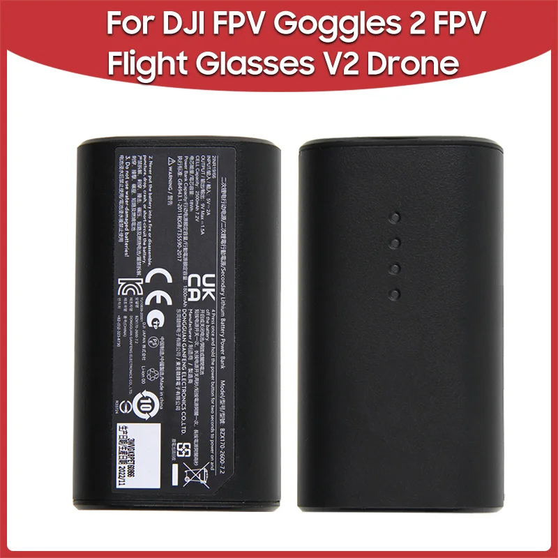 

Новый аккумулятор BZX170-2600-7,2 для очков DJI FPV 2, совместимые с аккумулятором очки 2, летные очки FPV, аксессуары V2, аккумуляторы для дронов