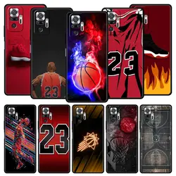 Basketball Basket Sports Phone Case For Xiaomi Redmi Note 14 13 5G 10 11 12 Pro Plus 4G 14C 13C 12C 10C Black Cover