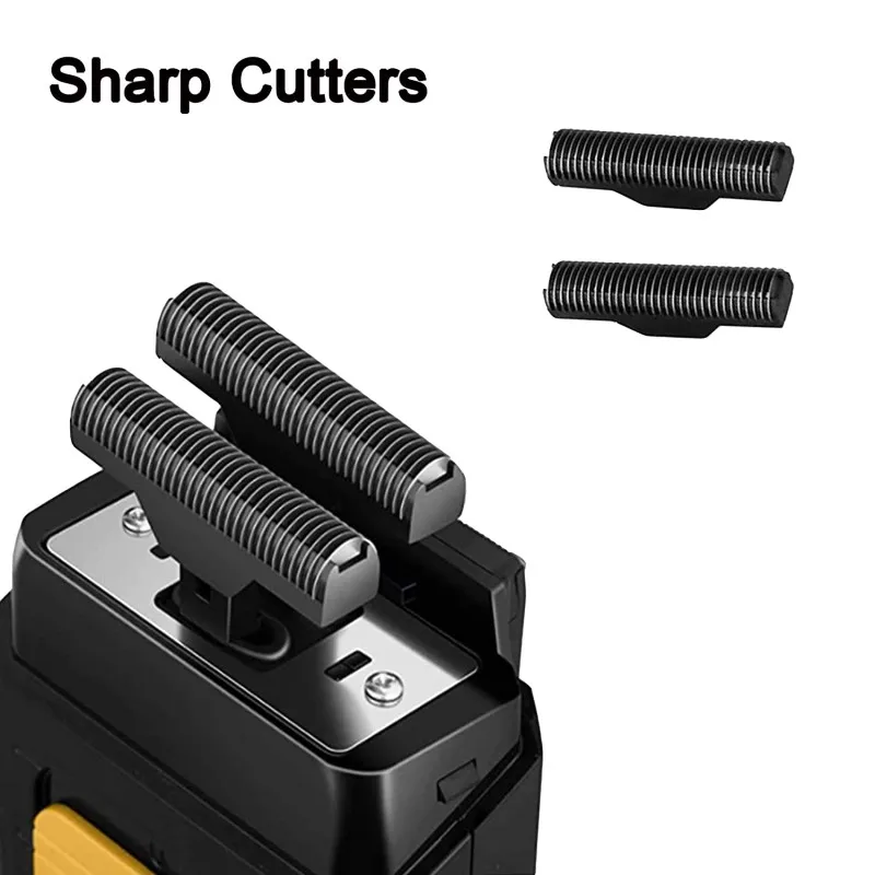 1Set Clipper Blade for Kemei Km-1102 Clipper Electric Shaver Parts Net Replacable and Durable Stainless Steel Material